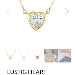 Melinda Maria Lustig clear cz necklace